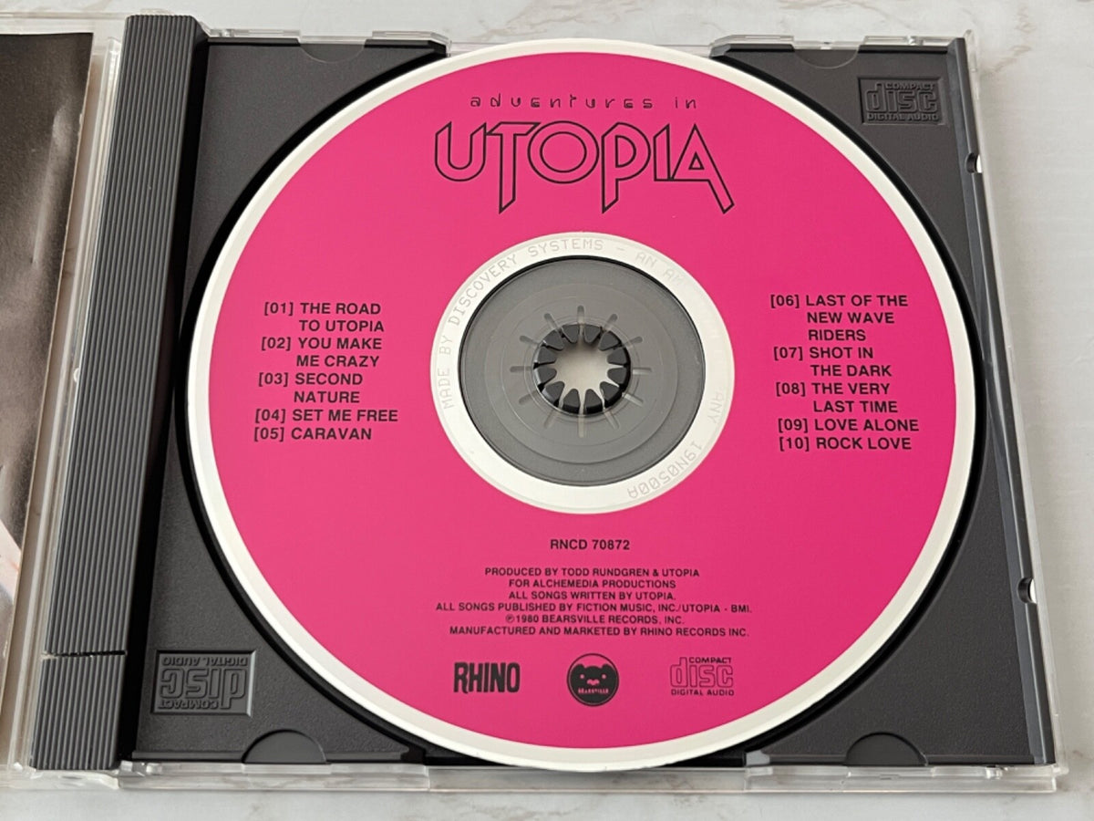 Utopia – Adventures In Utopia (Promo) (1987) [ORIGINAL USA PRESS]