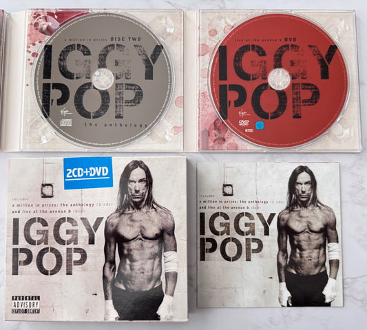 Iggy Pop – A Million In Prizes The Anthology (Digipak, CD/DVD) (2005) [UK PRESS]
