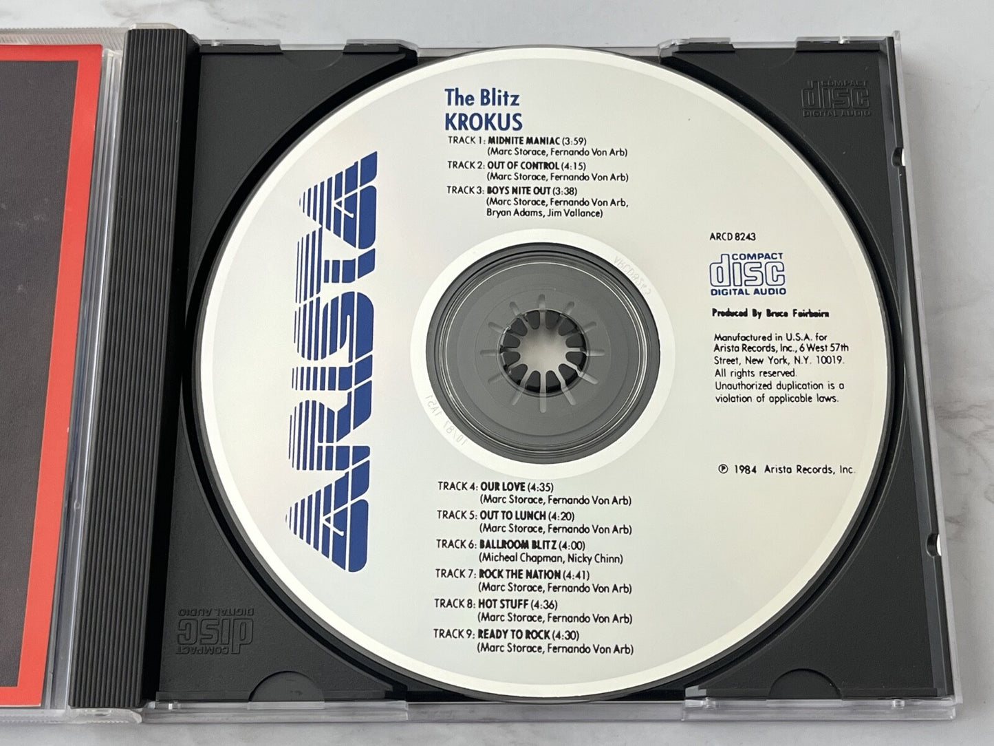 Krokus – The Blitz (1987) [ORIGINAL USA PRESS]
