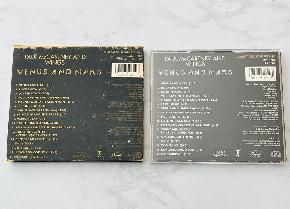 Paul McCartney, Wings – Venus And Mars (MFSL, 24KT Gold, DCC Gold) (1994)