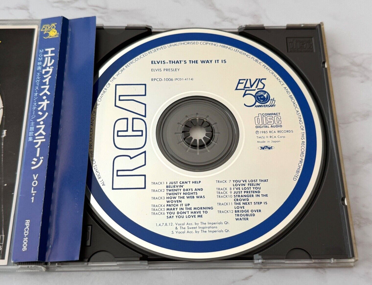 Elvis Presley – That's The Way It Is (OBI) (1985) [JAPAN TARGET ERA]