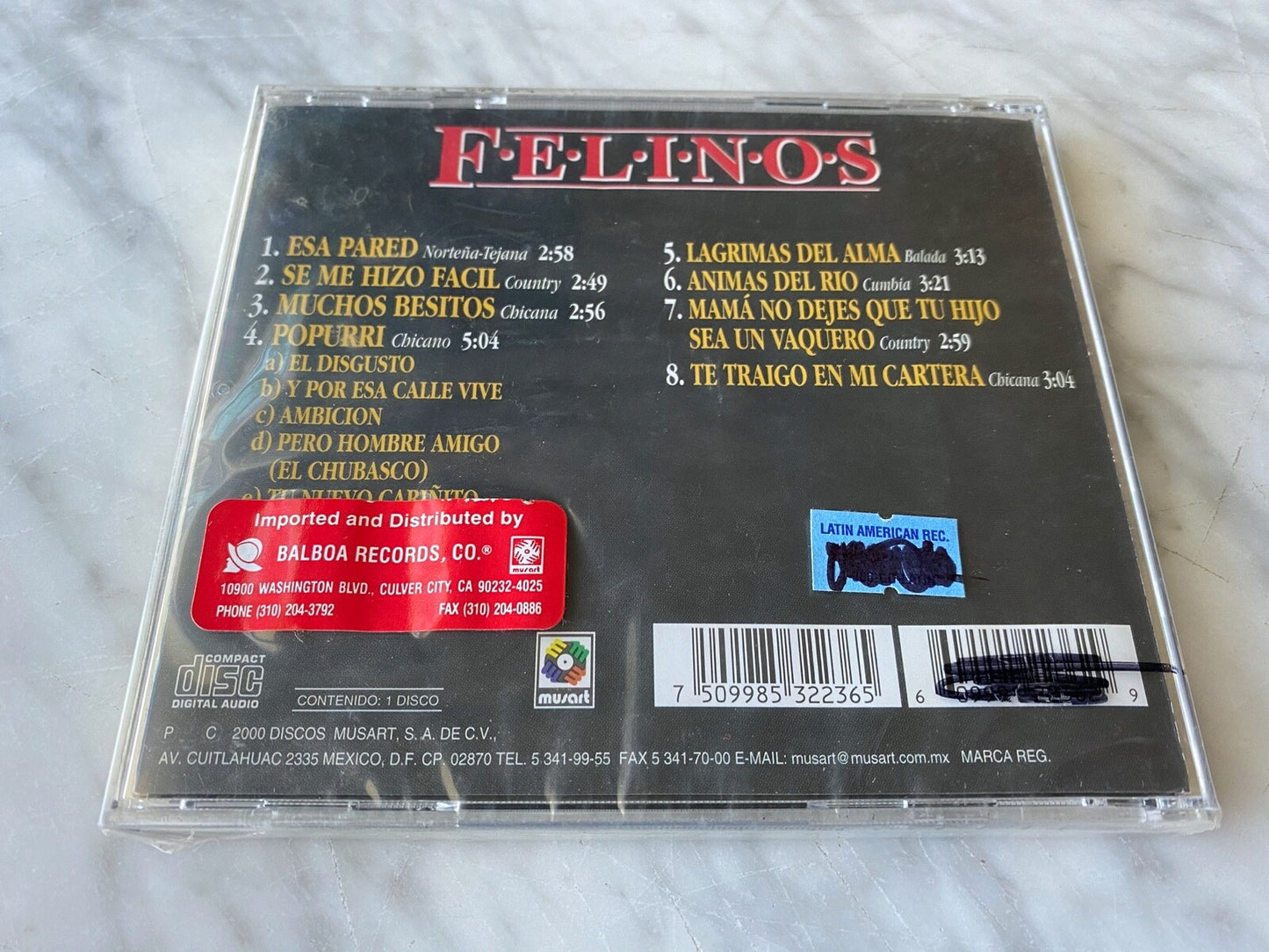 Felinos – Al Ataque (2000) [ORIGINAL MEXICO PRESS]