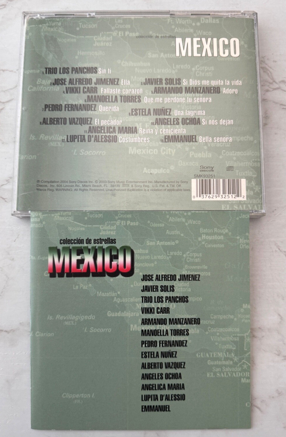 Angelica Maria, Javier Solis, Emmanuel, Angeles Ochoa – Coleccion De Estrellas Mexico (2004)