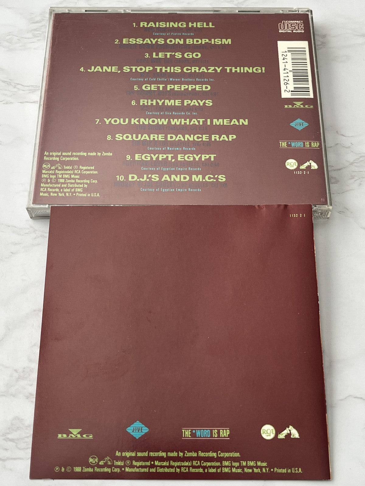 East Coast vs. West Coast (1988) [ORIGINAL USA PRESS]
