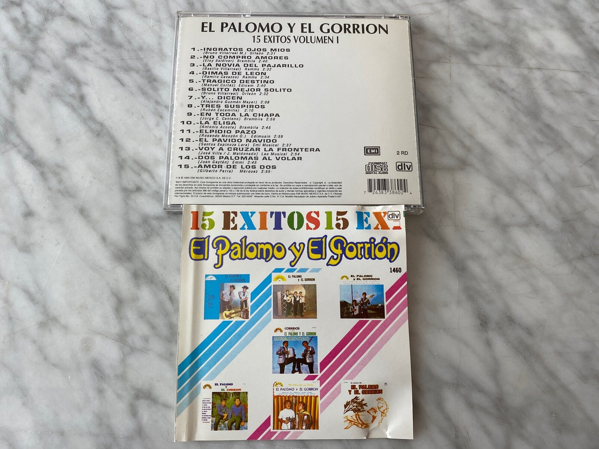 El Palomo Y El Gorrión – 15 Exitos Vol. I (1995) [ORIGINAL MEXICO PRESS]