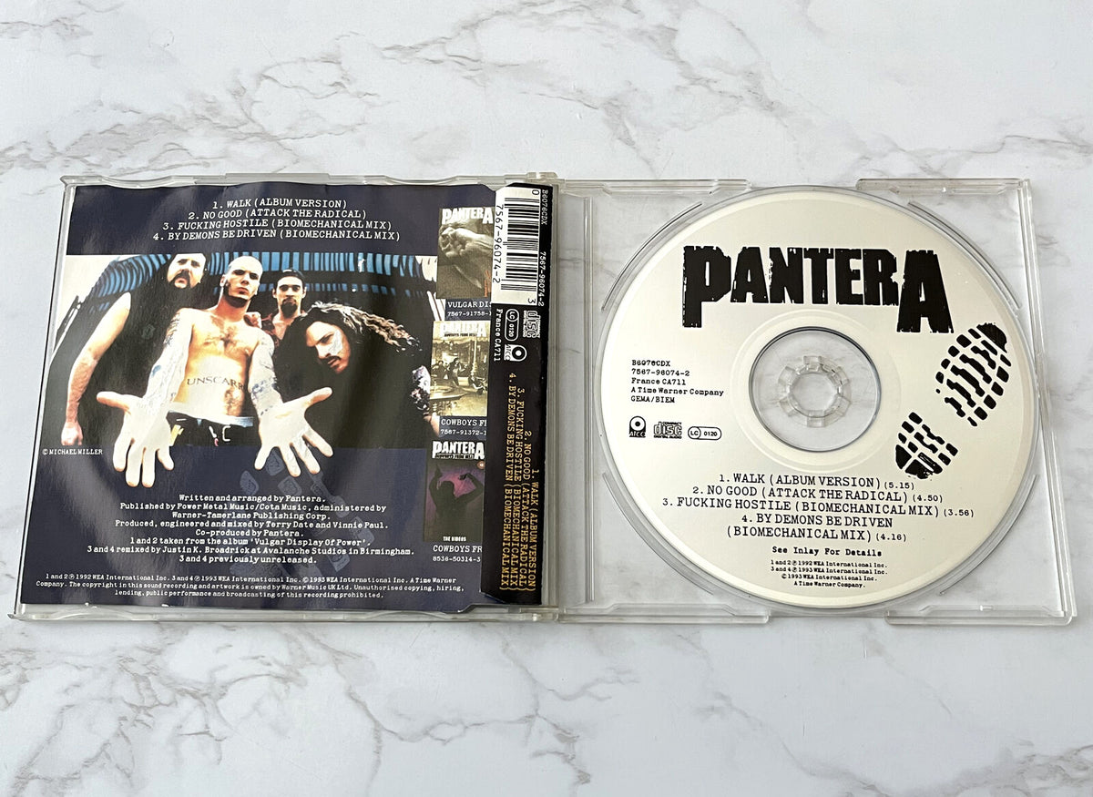 Pantera – Walk (Biomechanical) (1993) [UK PRESS]