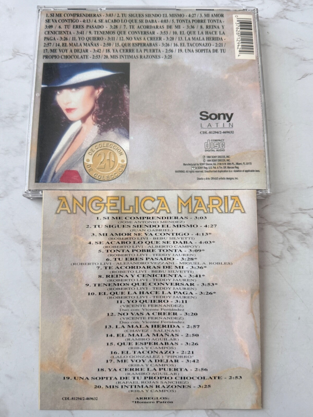 Angelica Maria – 20 De Coleccion (1994) [ORIGINAL USA PRESS]