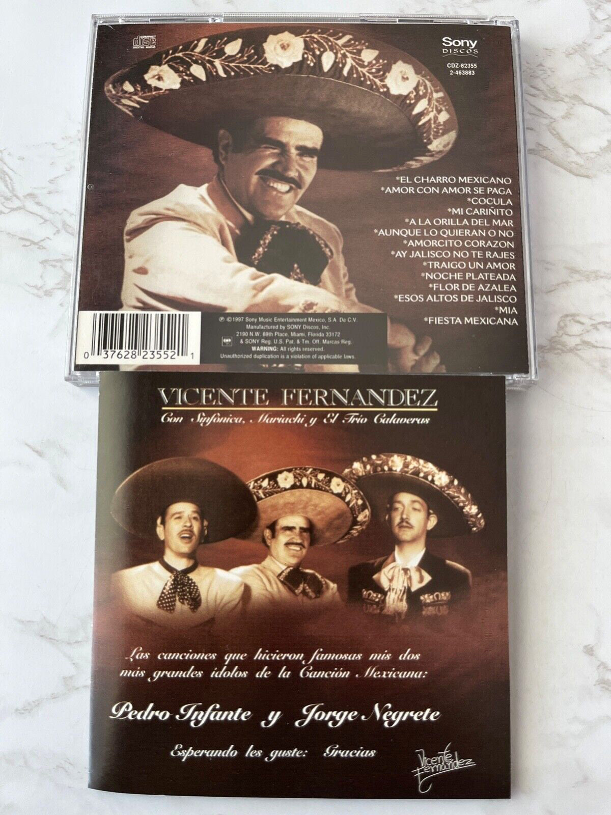 Vicente Fernandez – El Charro Mexicano (1997) [ORIGINAL USA PRESS]