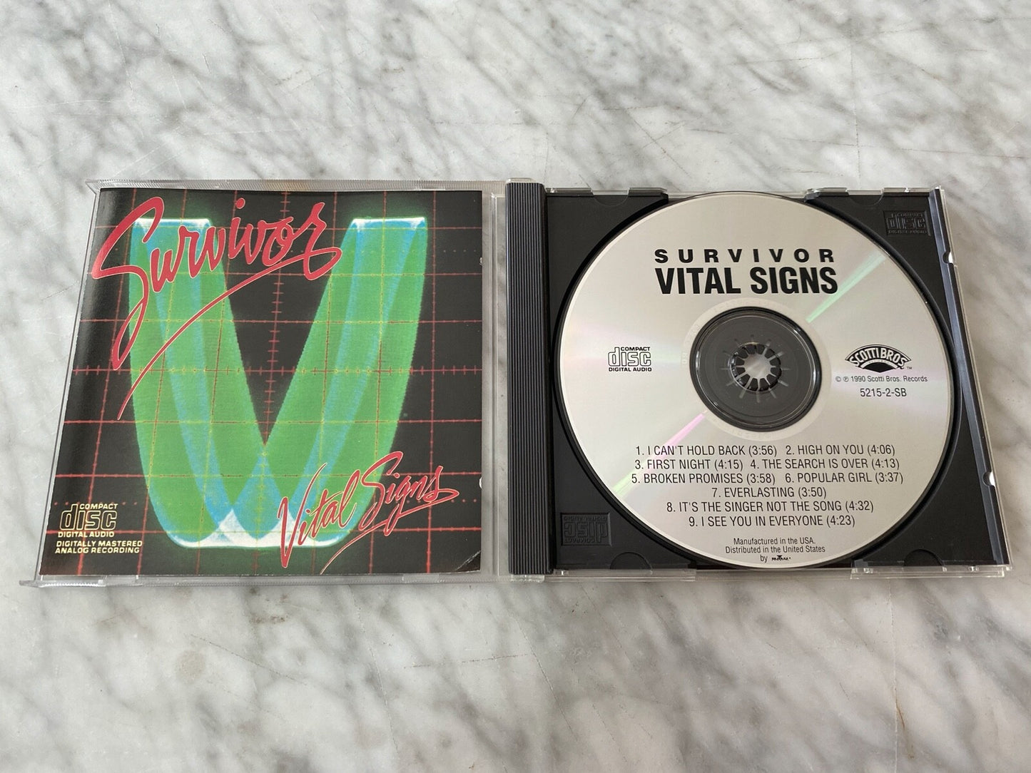 Survivor – Vital Signs [DISCTRONICS PRESS]