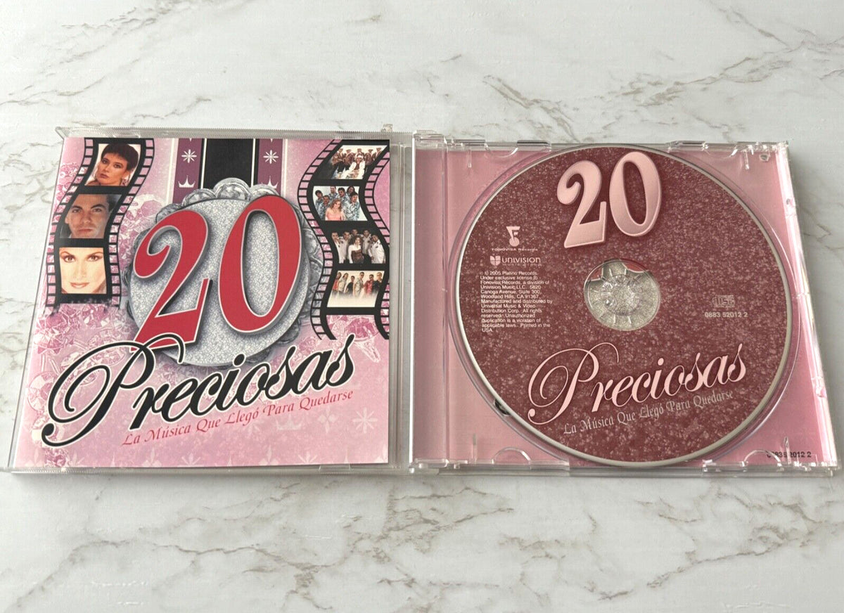 Grupo Mojado, Los Bukis, Los Rehenes, Various – 20 Preciosas La Musica Que Llego Para Quedarse (2005)