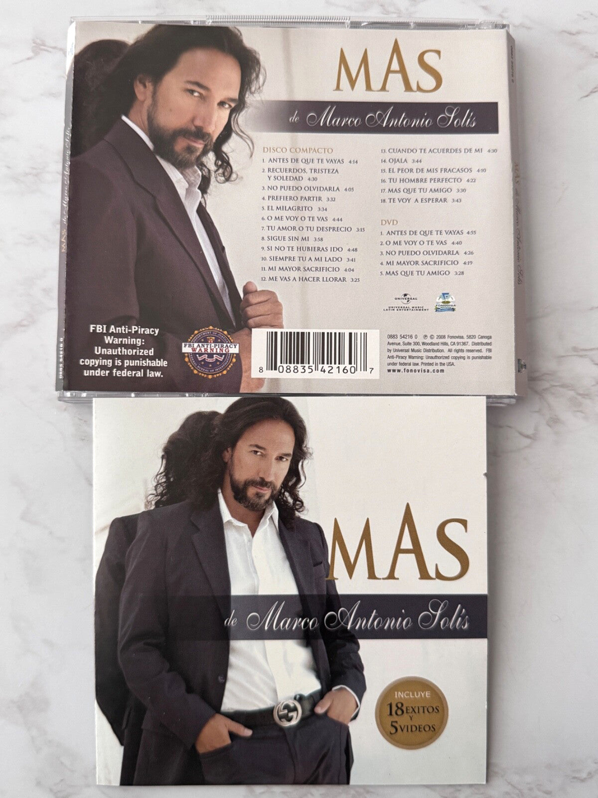 Marco Antonio Solis – Mas (CD/DVD) (2009) [ORIGINAL USA PRESS]