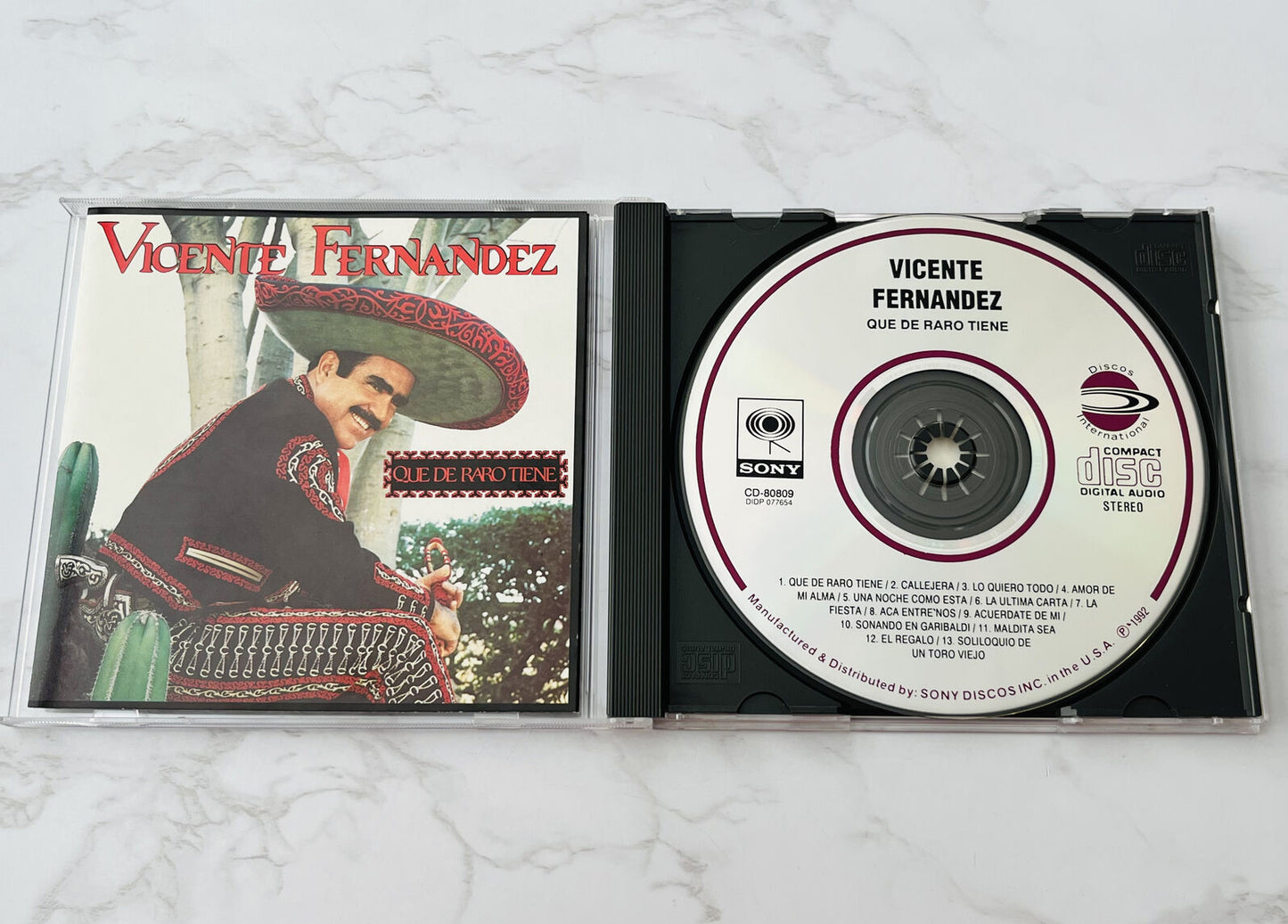 Vicente Fernandez – Que De Tiene (1994) [ORIGINAL USA PRESS]