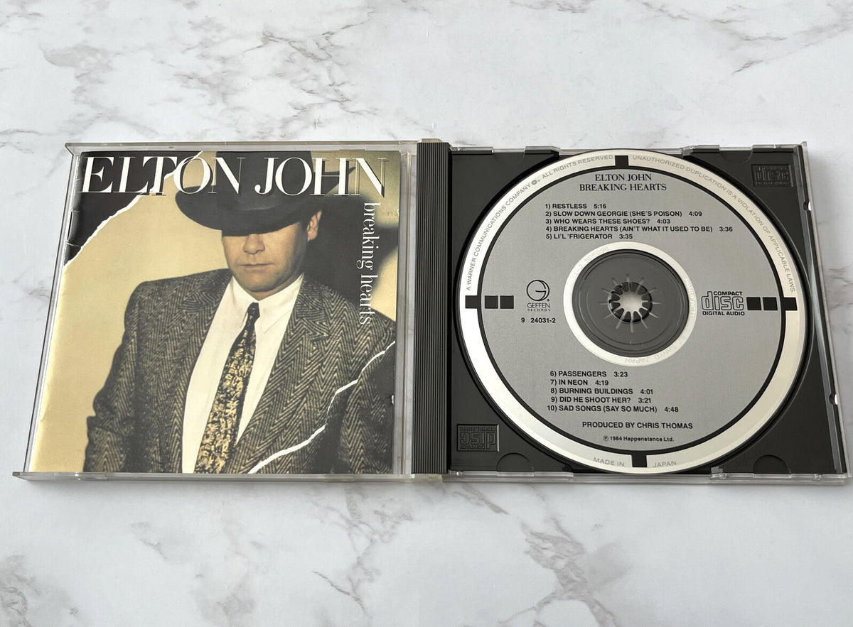 Elton John – Breaking Hearts (1985) [JAPAN TARGET ERA]