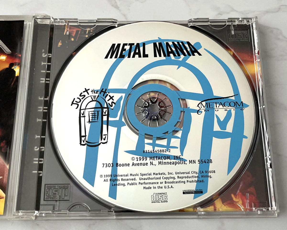 Cinderella, Quiet Riot, Scorpions, Twisted Sister – Metal Mania Just The Hits (1999) [ORIGINAL USA PRESS]