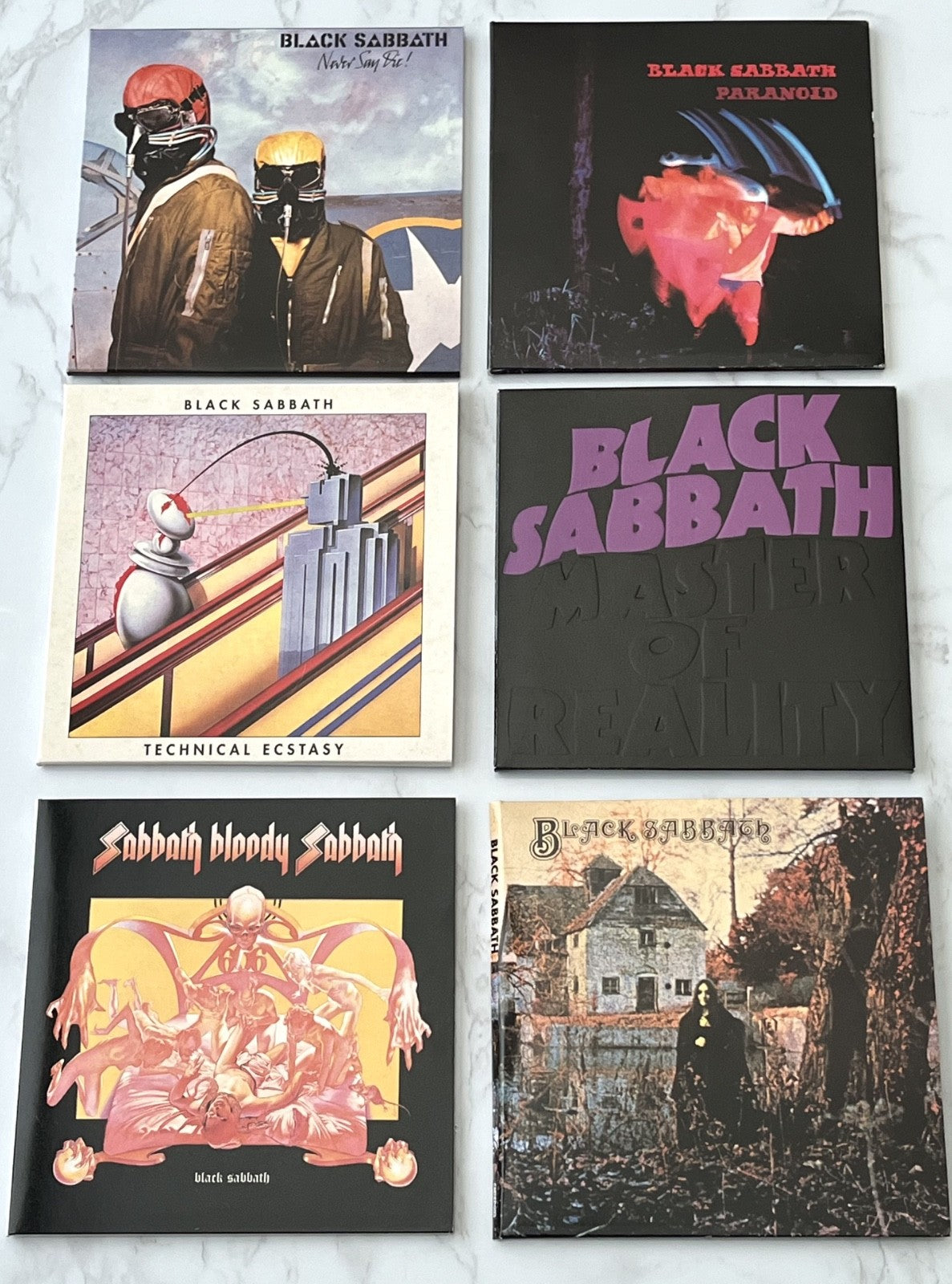 Black Sabbath – The Complete 70s Replica Collection 8 (Numbered, Box Set) (2001) [UK PRESS]