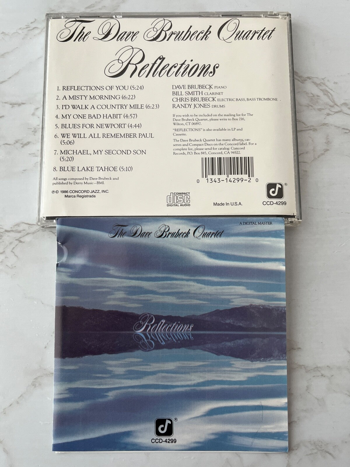 The Dave Brubeck Quartet – Reflections (1986) [ORIGINAL USA PRESS]