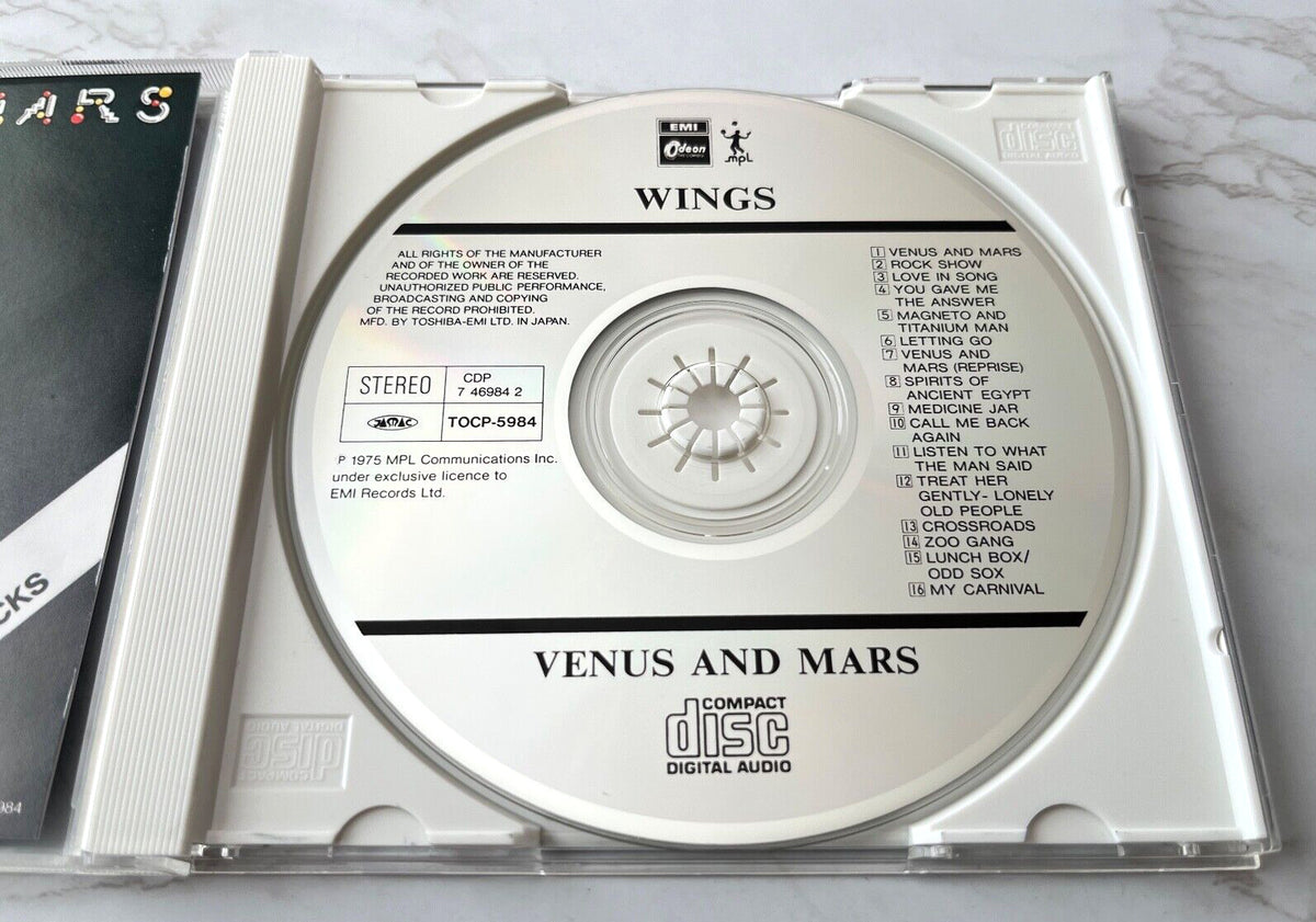 Paul McCartney, Wings – Venus And Mars (OBI) (1989) [JAPAN TARGET ERA]
