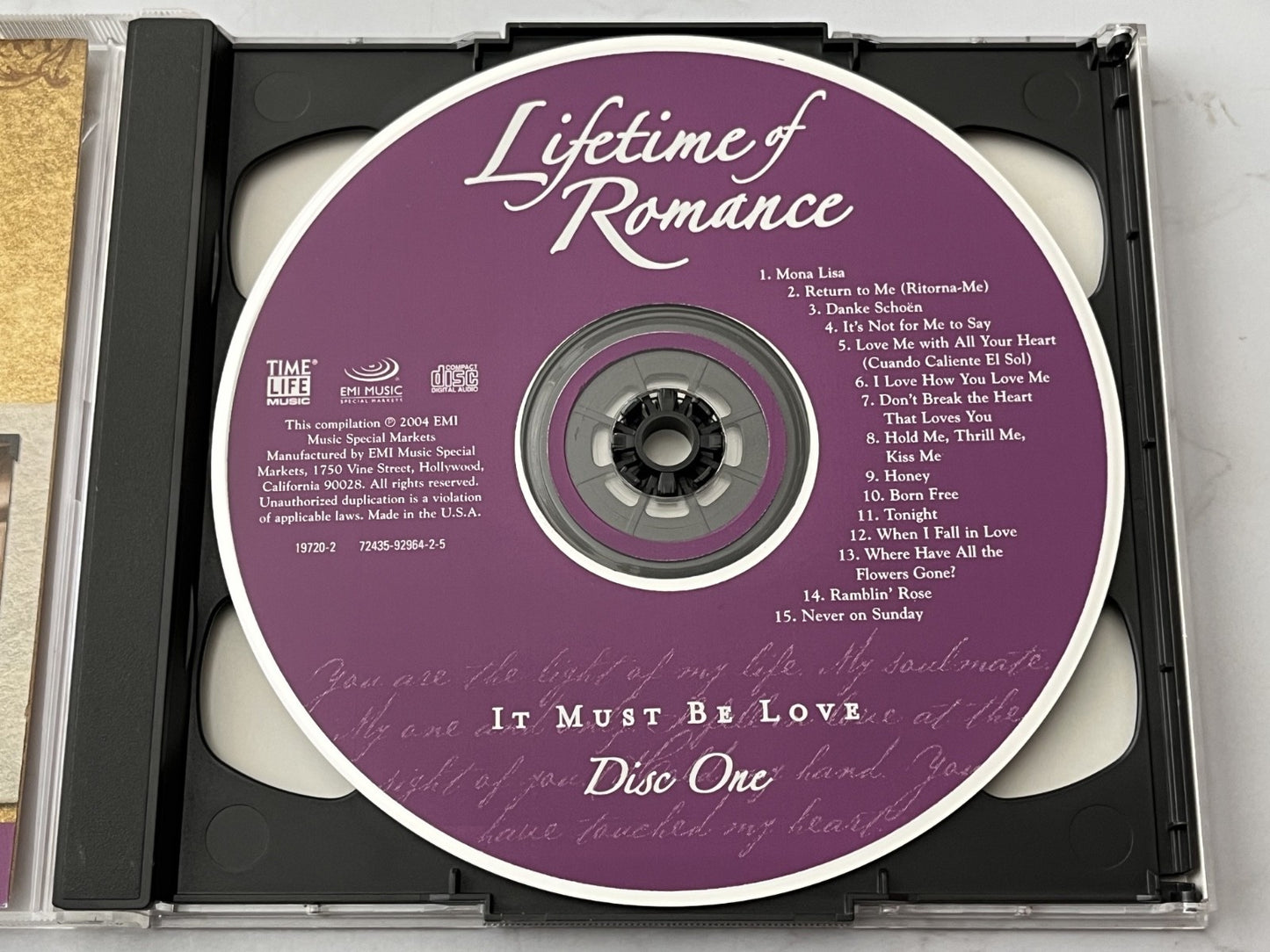 Nat King Cole, Paul Anka, Various – Time Life Lifetime Of Romance It Must Be Love (2004)