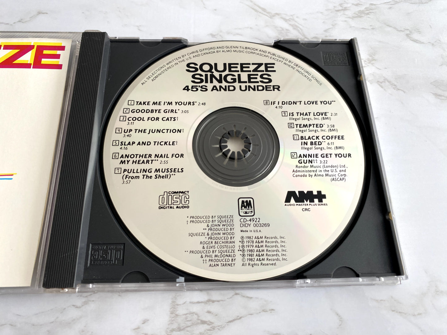 Squeeze – Singles 45's And Under [DADC PRESS]