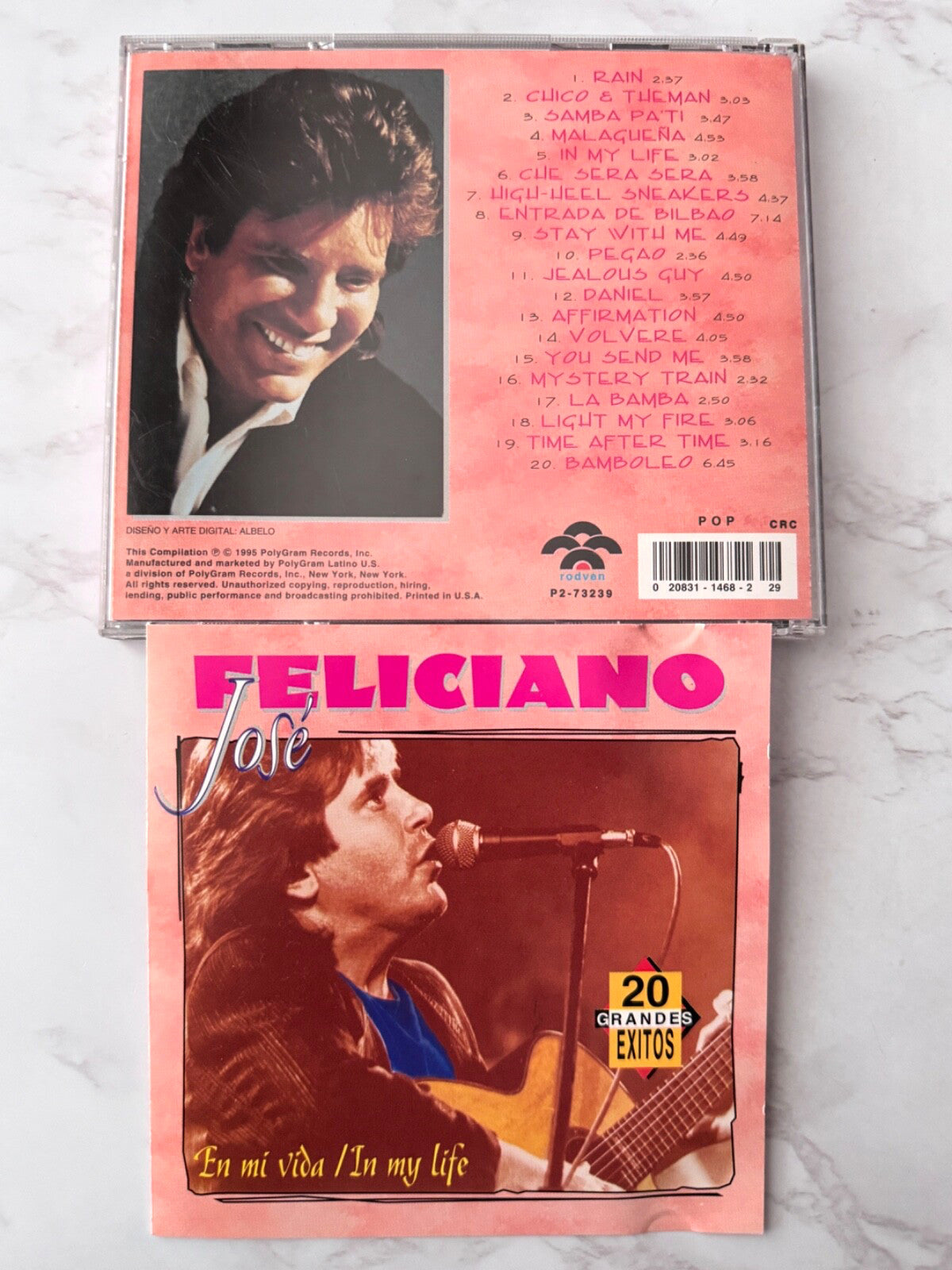 Jose Feliciano – 20 Grandes Exitos (1995) [ORIGINAL USA PRESS]