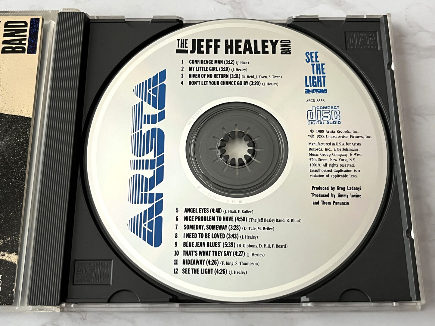 Jeff Healey – Band See The Light (1988) [ORIGINAL USA PRESS]