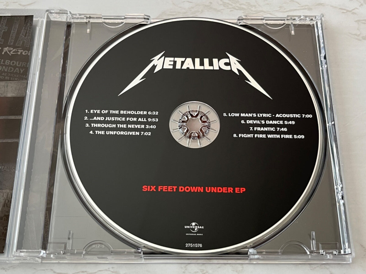 Metallica – Six Feet Down Under EP (EP) [AUSTRALIA PRESS]