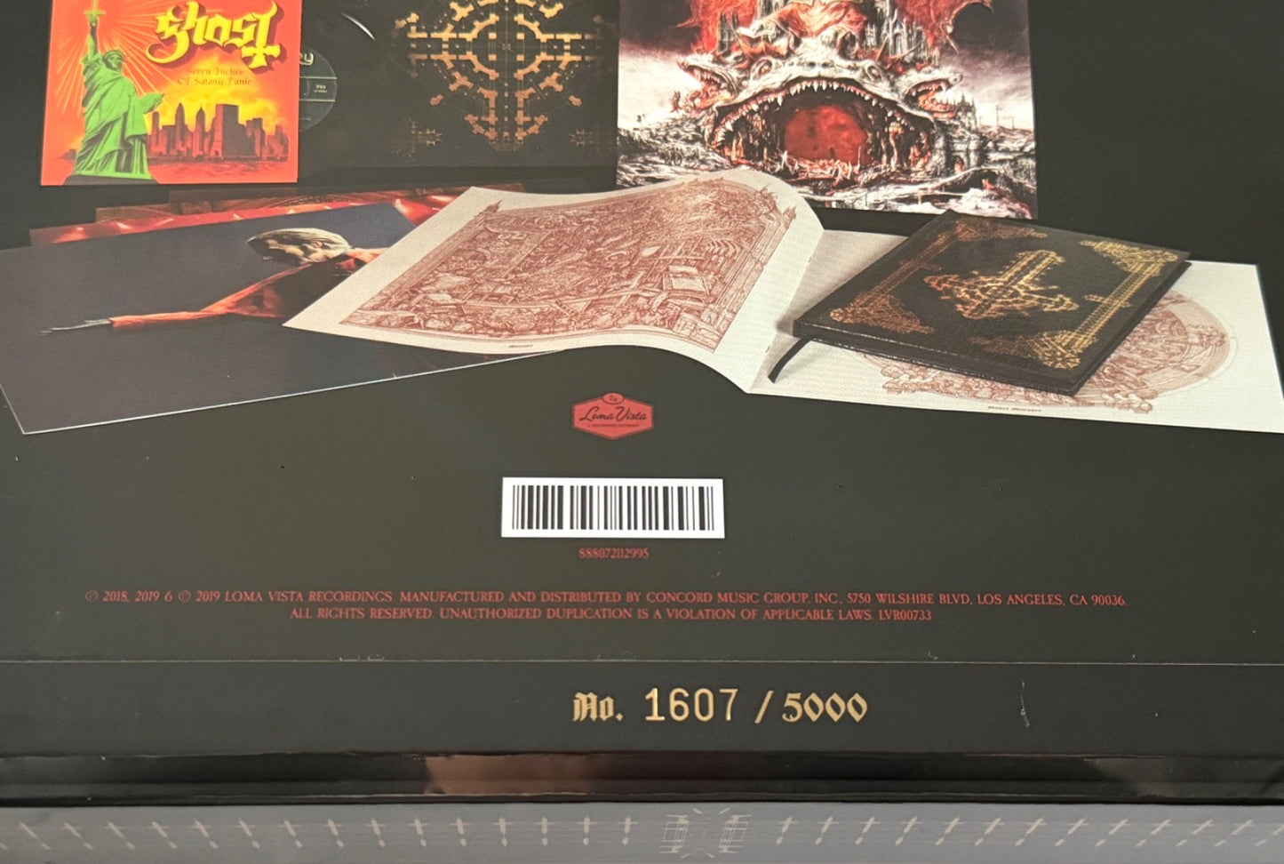 Ghost Prequelle Exalted LP/7Inch BOX SET SEALED! LTD/DELUXE ED. NUMBERED! NEW!