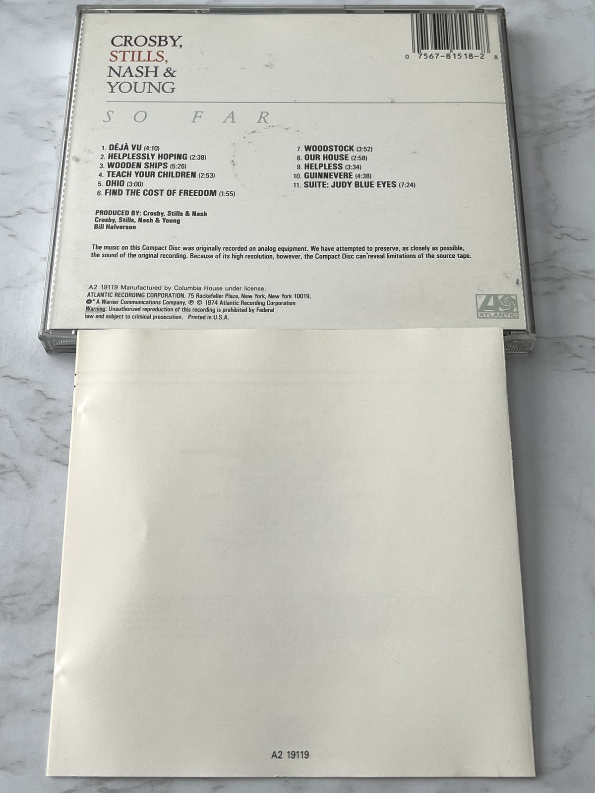 Crosby Stills Nash & Young – So Far (1990) [ORIGINAL USA PRESS]