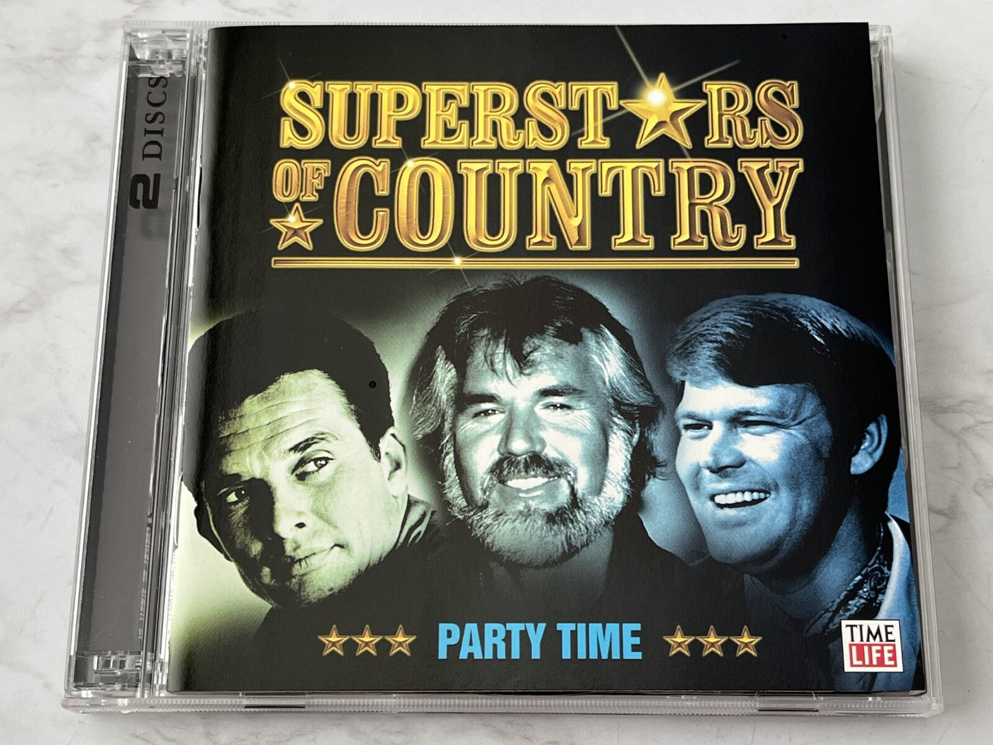 Cristy Lane, Kenny Rogers, Merle Haggard, Ray Stevens, Various – Time Life Music Superstars Of Country Party Time (2005)