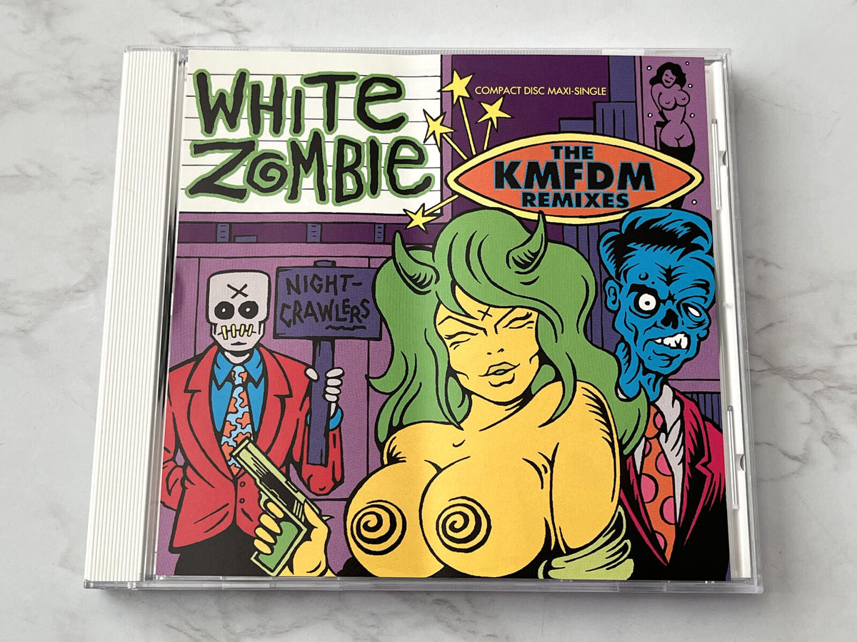 White Zombie – Nightcrawlers The KMFDM Remixes (Promo, Maxi Single) (1992)