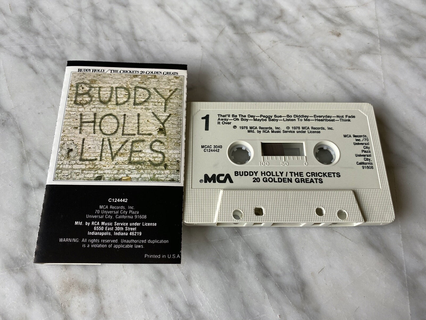 Buddy Holly – The Crickets 20 Golden Greats (1978)