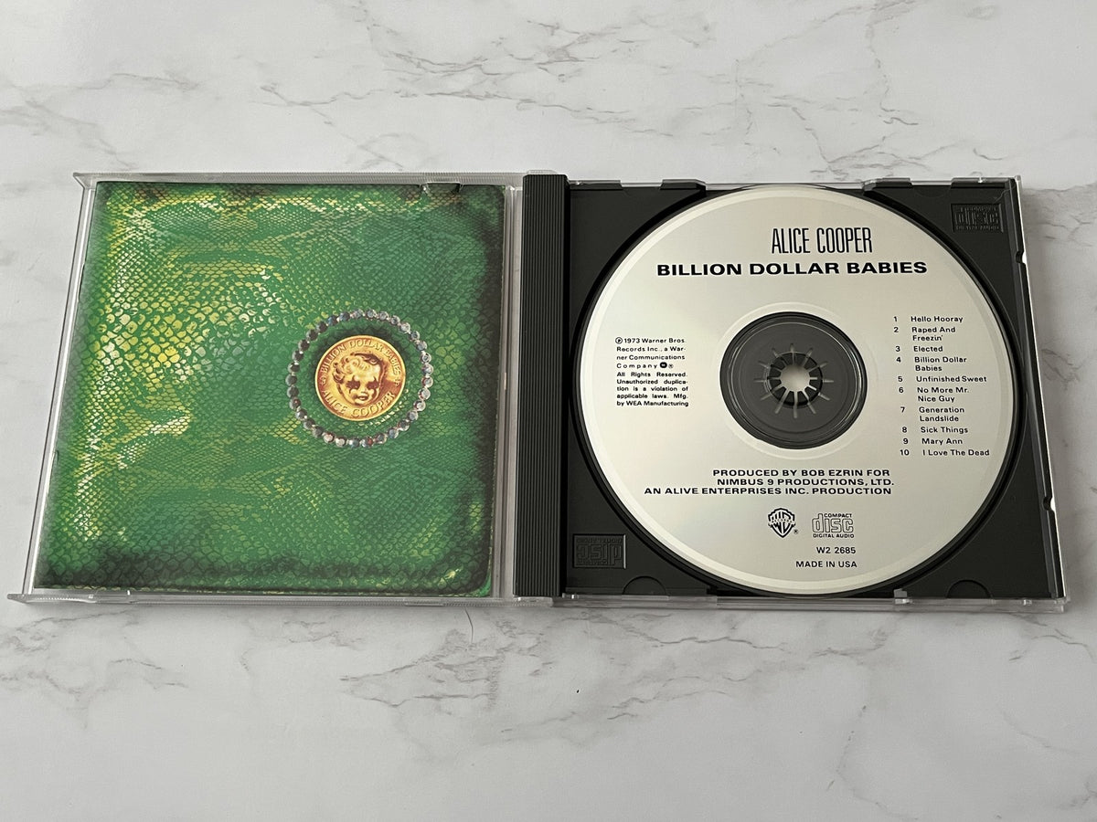 Alice Cooper – Billion Dollar Babies (1990) [ORIGINAL USA PRESS]
