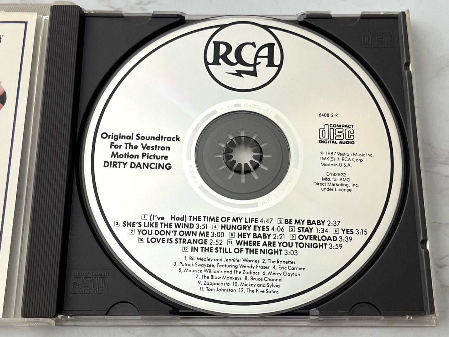 Dirty Dancing Soundtrack From The Vestron Motion Picture