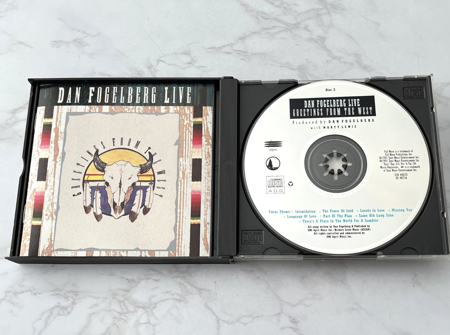 Dan Fogelberg – Live Greetings From The West (1991) [ORIGINAL USA PRESS]