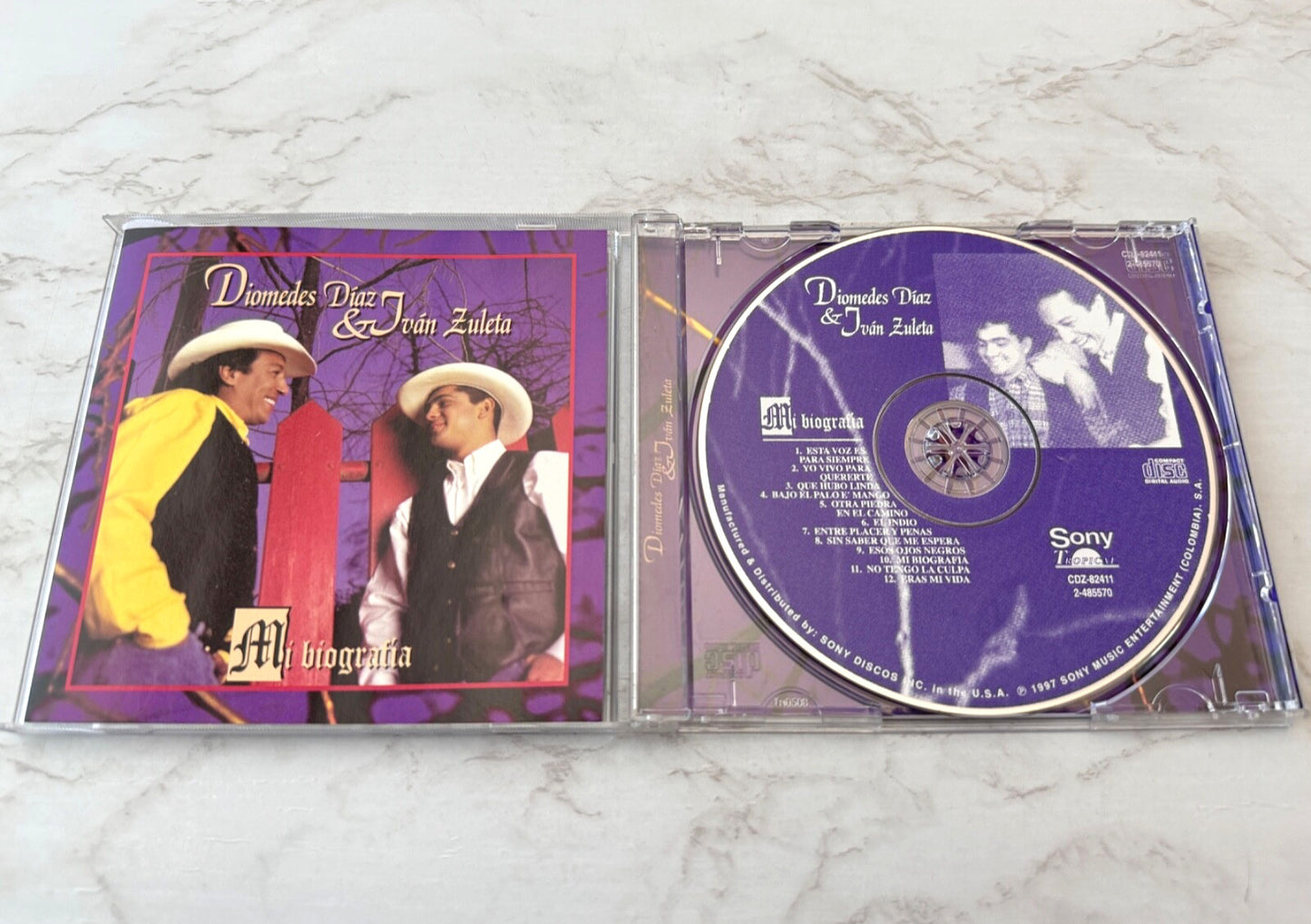 Diomedes Diaz, Ivan Zuleta – & Ivan Zuleta Mi Biografia (1997) [ORIGINAL USA PRESS]