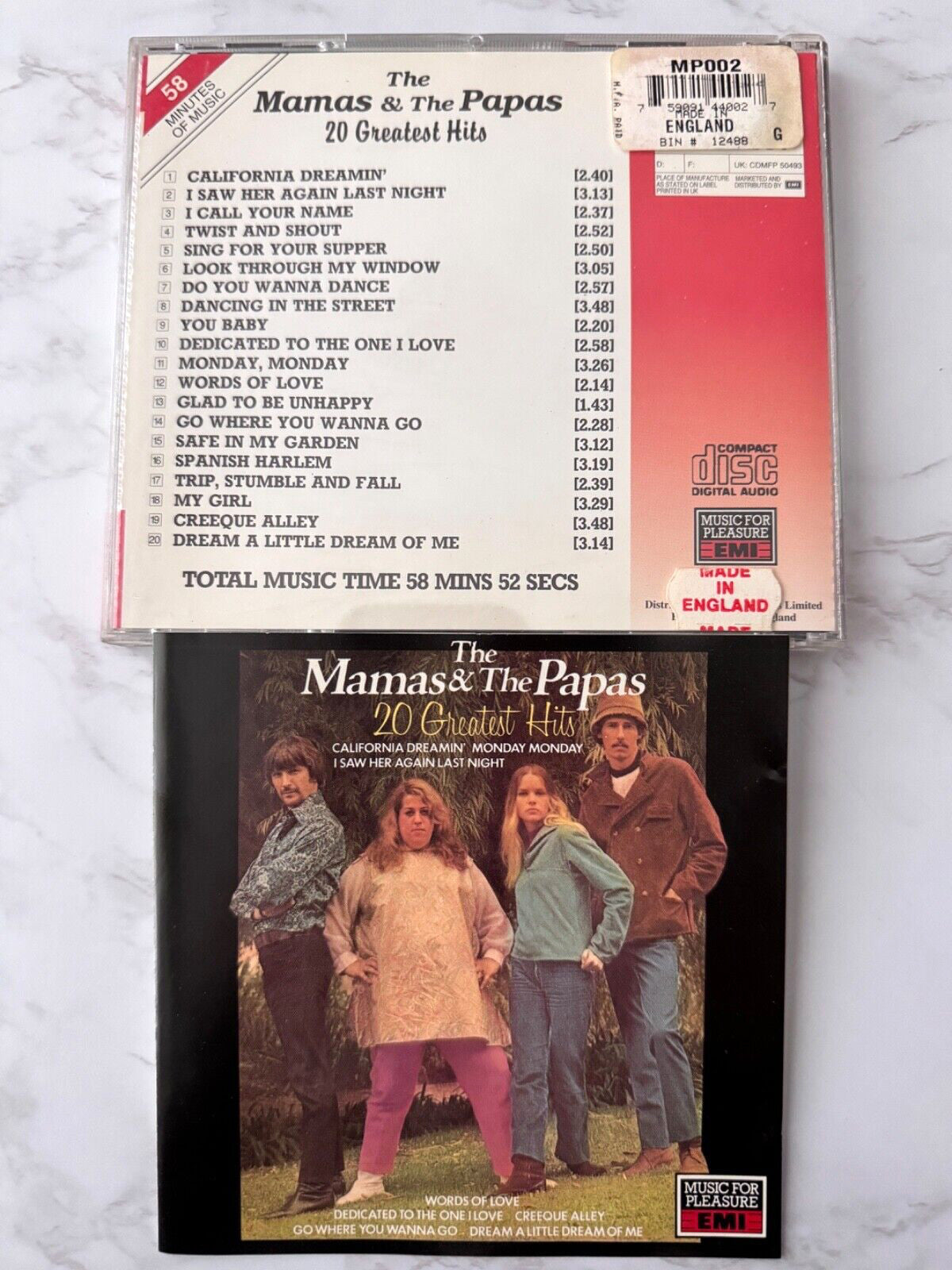 The Mamas & the Papas – 20 Greatest Hits [UK PRESS]
