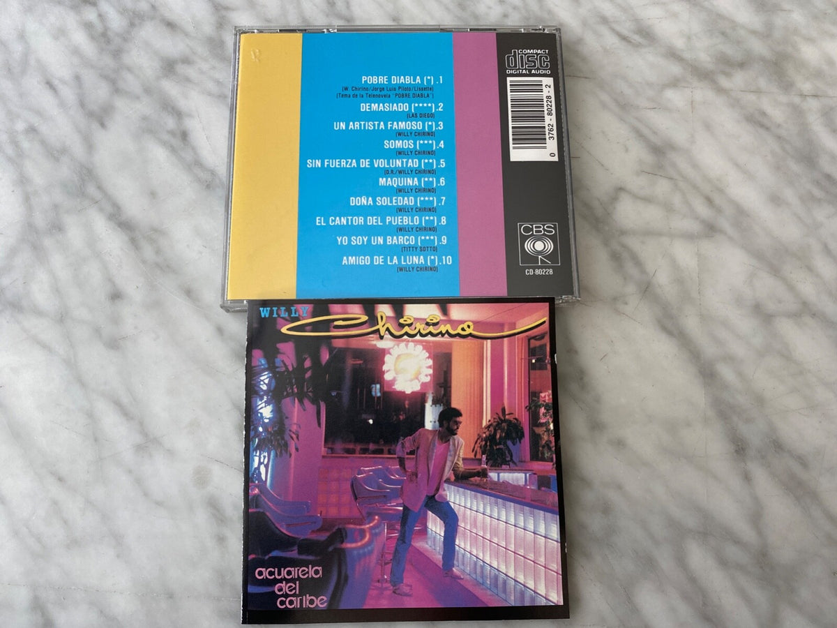 Willie Chirino – Willy Chirino Acuarela Del Caribe (1990) [ORIGINAL USA PRESS]