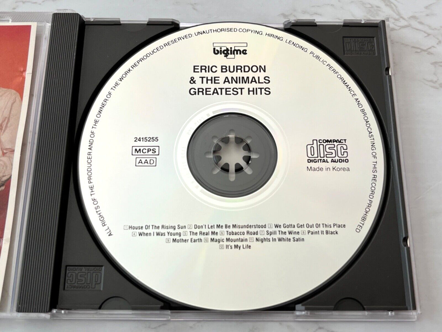 Eric Burdon, The Animals – & The Animals Greatest Hits