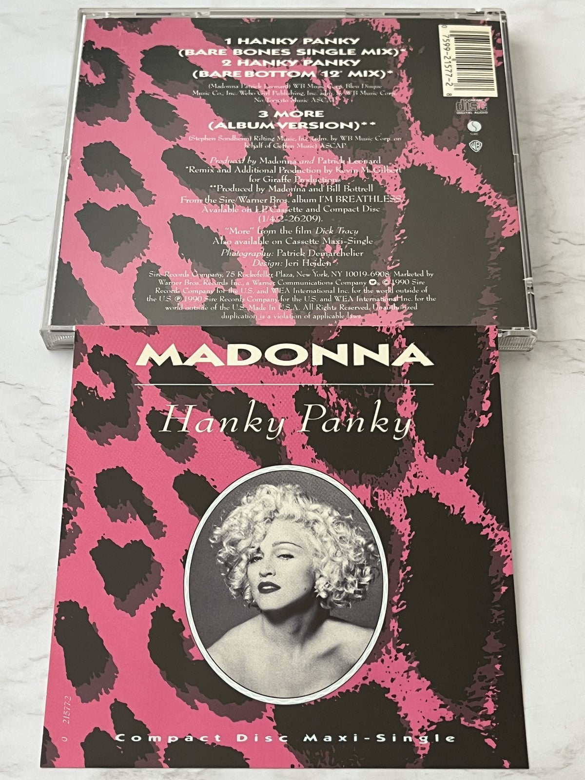 Madonna – Hanky Panky / More (Maxi Single) (1990)