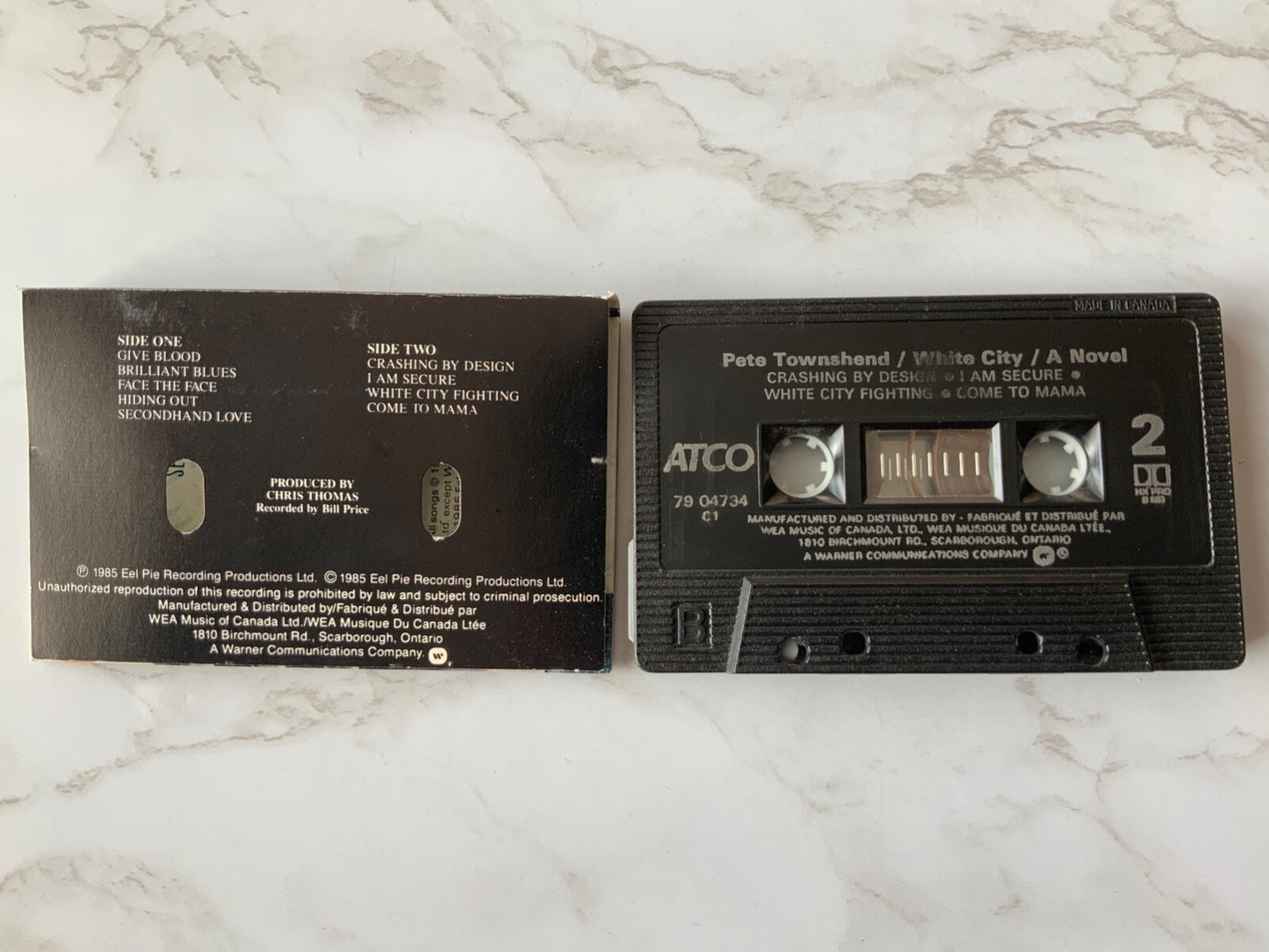 Pete Townshend – White City A Novel (1985) [CANADA PRESS]
