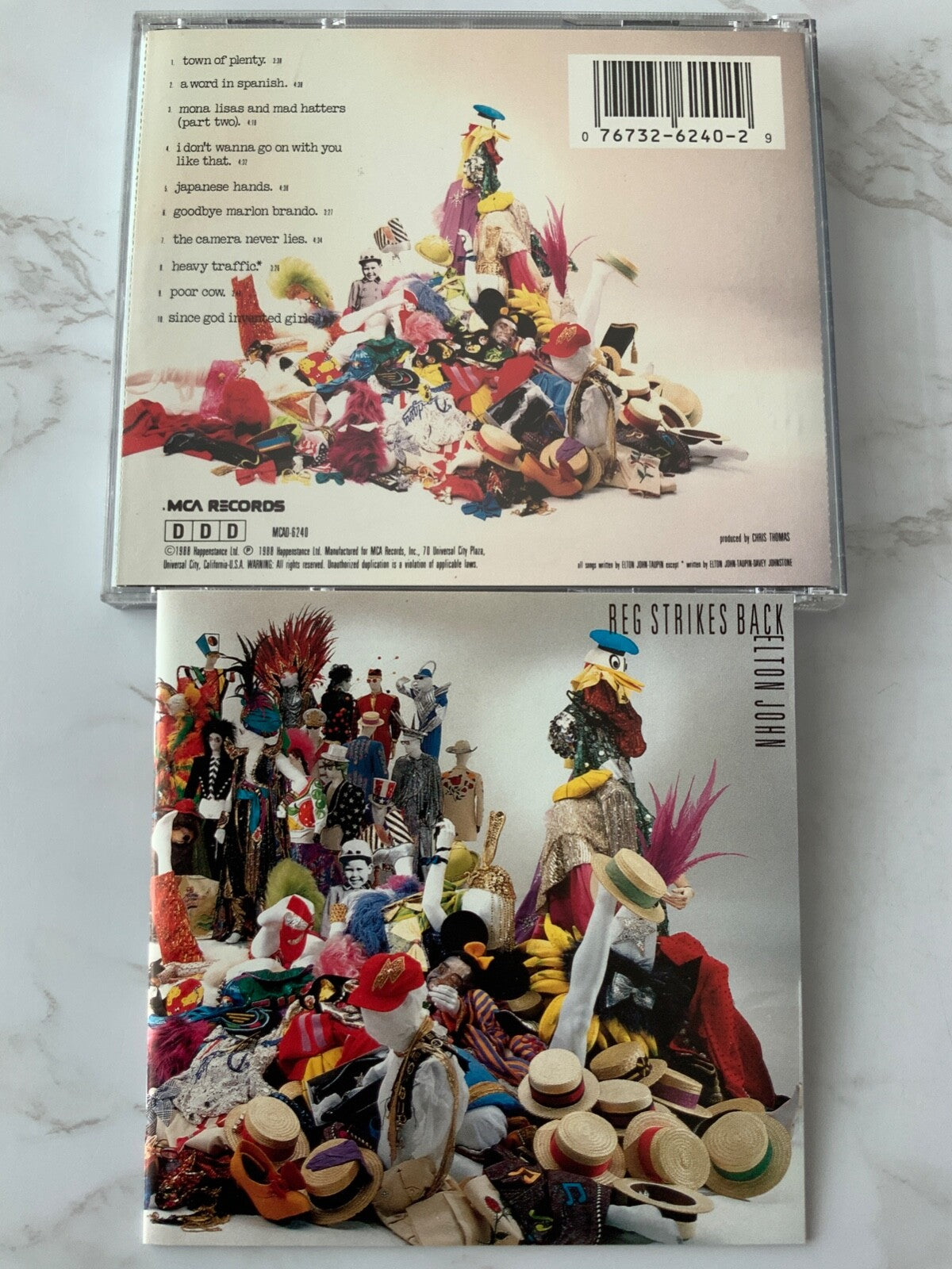 Elton John – Reg Strikes Back (1988) [ORIGINAL USA PRESS]