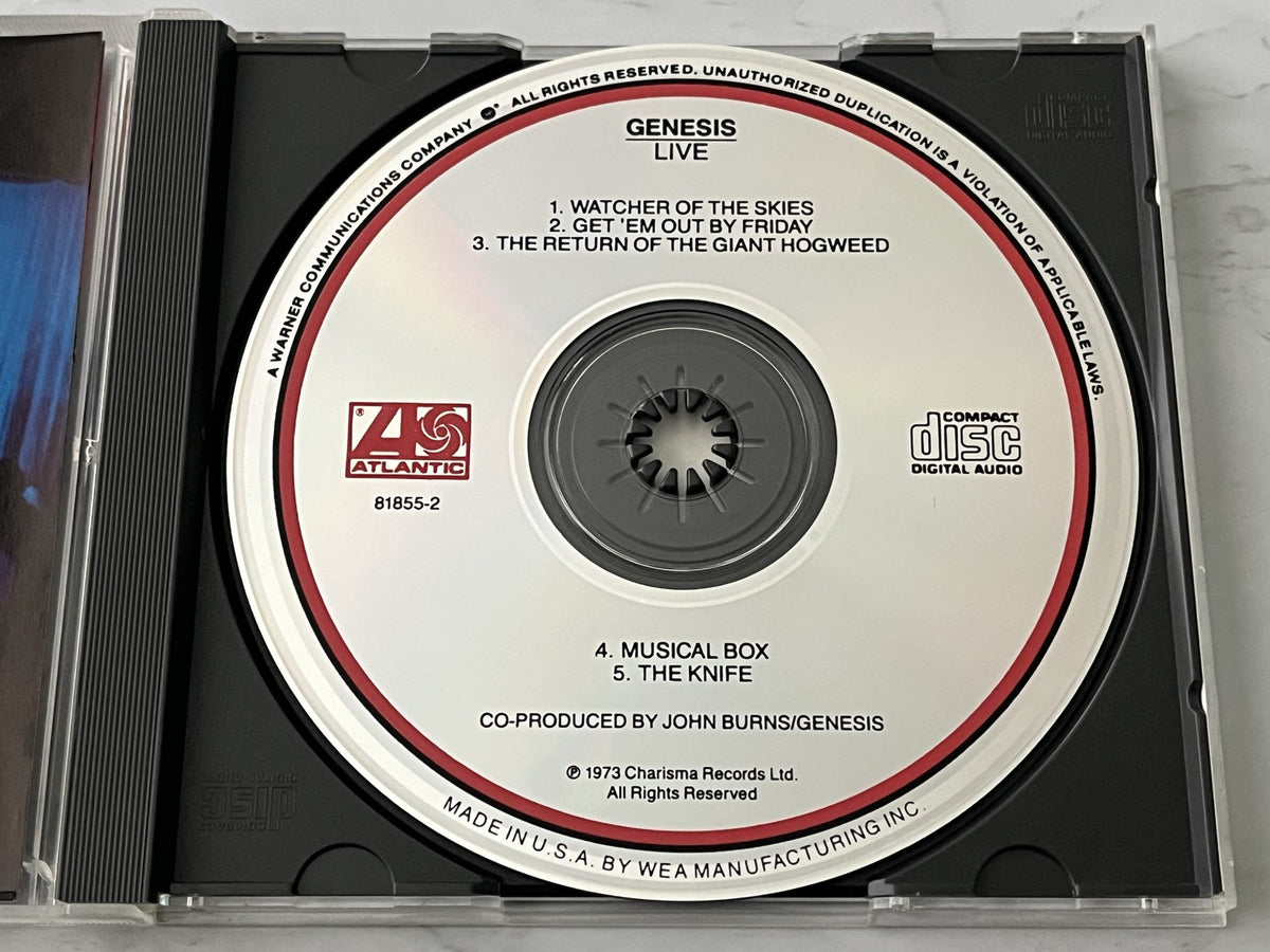Genesis – Live (Promo) (1988) [ORIGINAL USA PRESS]