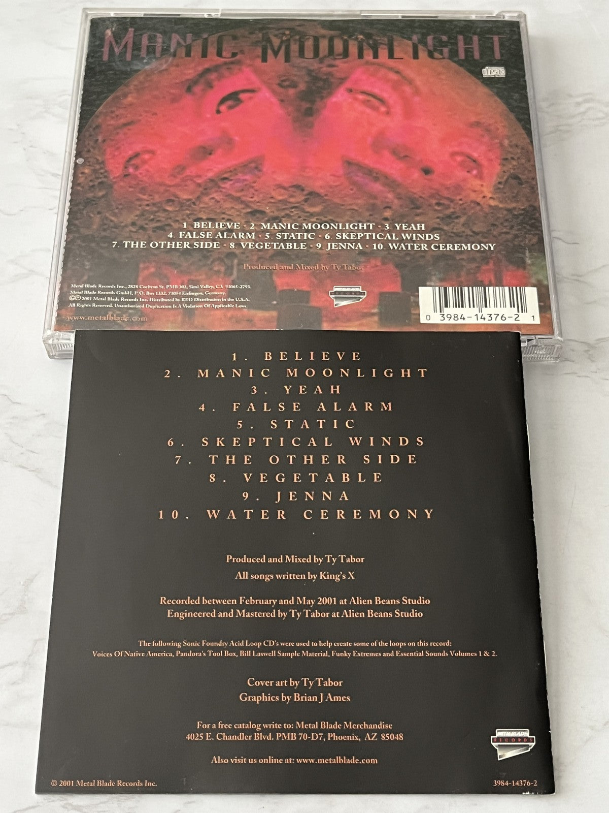 King's X – Manic Moonlight (2001) [ORIGINAL USA PRESS]