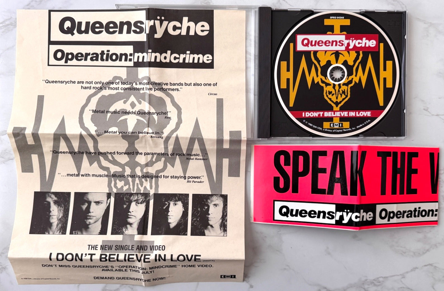 Queensrÿche – Queensryche I Don't Believe In Love (Promo) (1989)