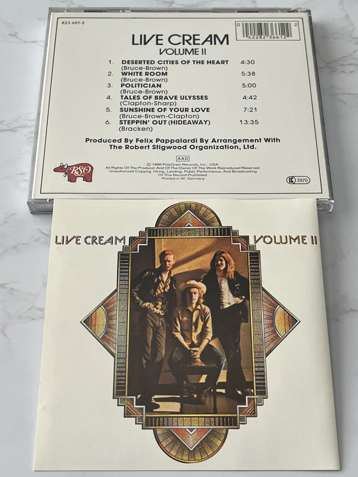 Cream – Live Cream Vol. II [W GERMANY TARGET ERA]