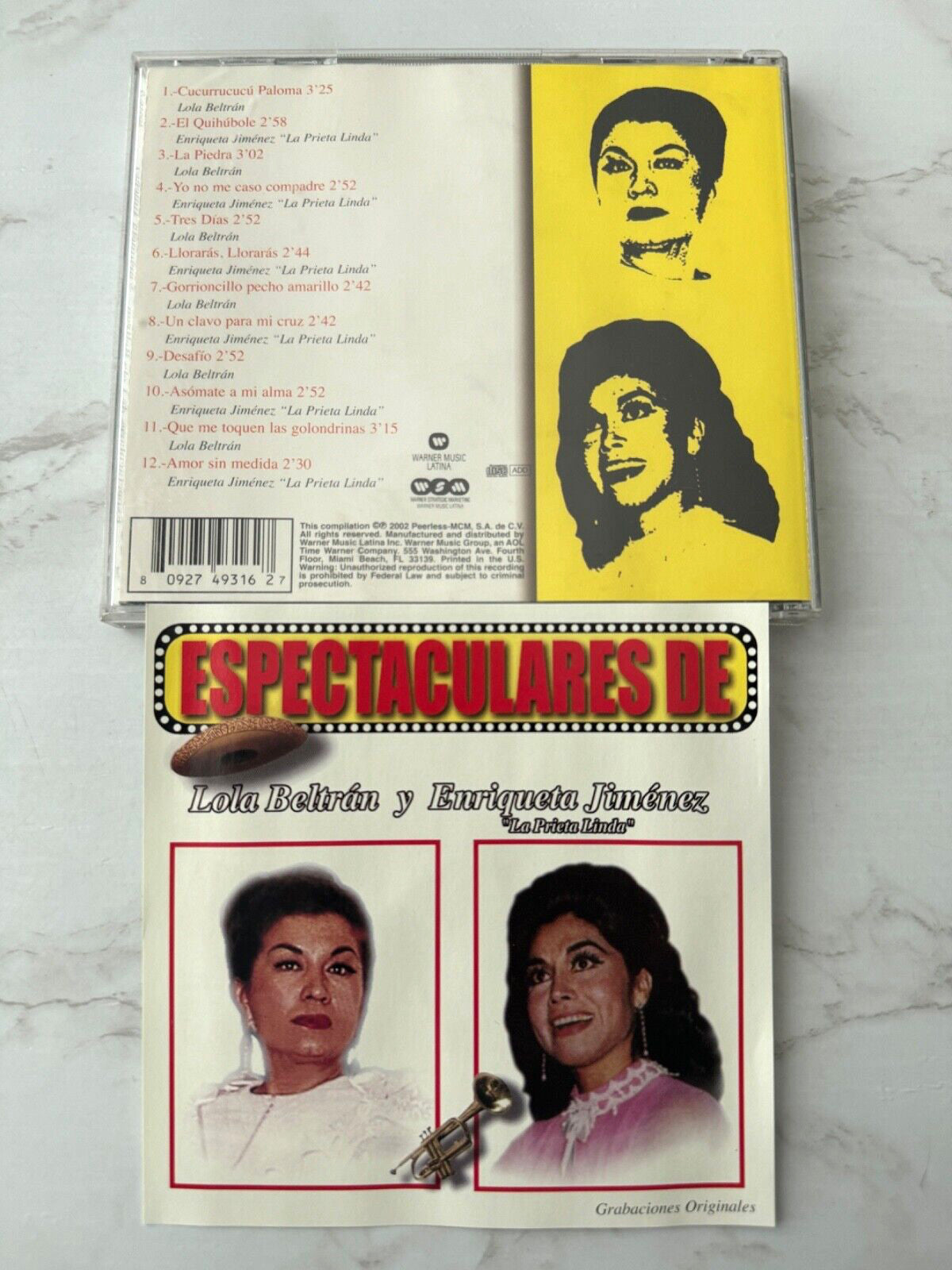 Lola Beltran, Enriqueta Jimenez – Espectaculares De Lola Beltran Y Enriqueta Jimenez (2002)
