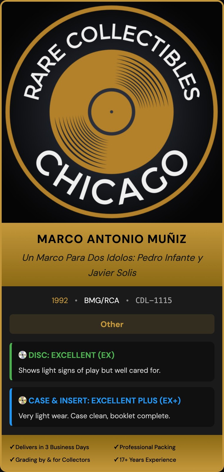 Marco Antonio Muñiz – Marco Antonio Muniz Un Marco Para Dos Idolos (1992)