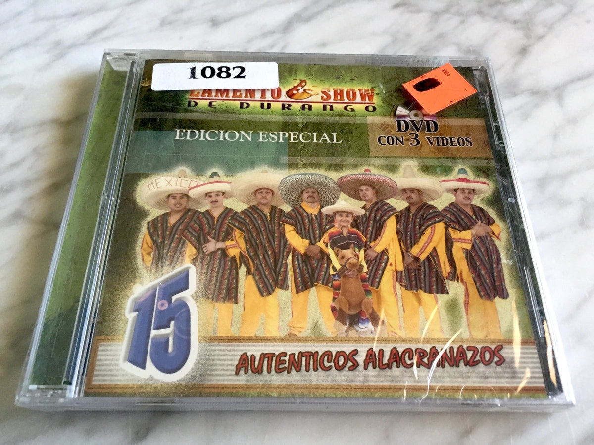Banda lamento show – de Durango 15 AUTENTICOS ALACRANAZOS (CD/DVD) (2004)