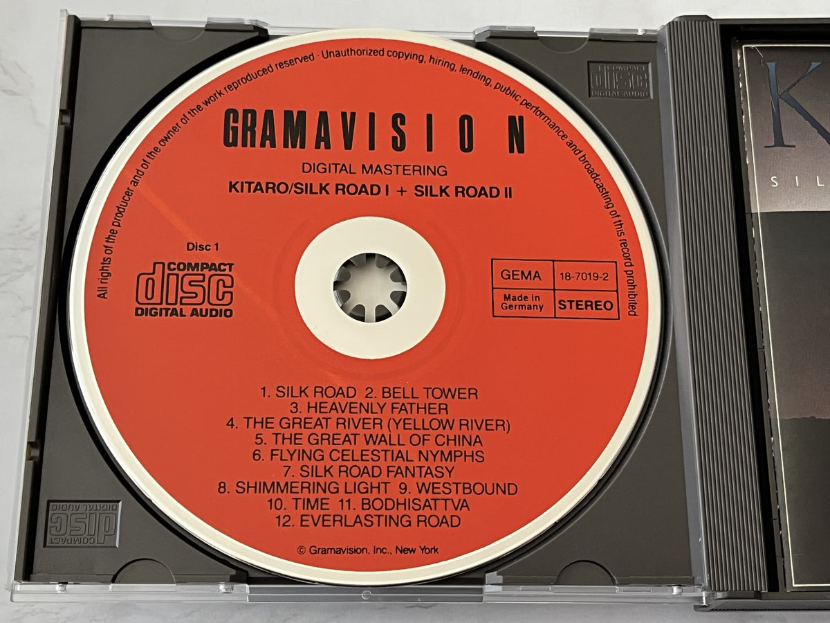 Kitaro – Silk Road I & Silk Road II (1986) [W GERMANY RED FACE]