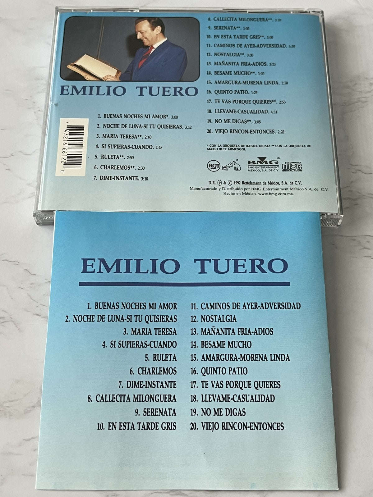 Emilio Tuero – 20 Exitos (1992)